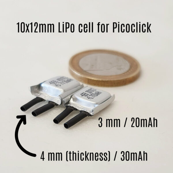 401012 and 301012 Lithium Polymer cells